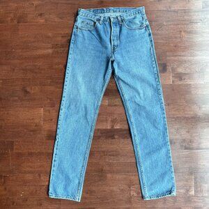 Levi's 501 Made in Canada 33 x 34 (Fits 32 x 33) Light Blue Jeans 90s